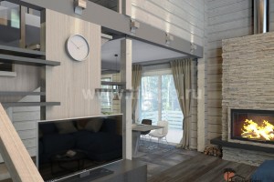 Дизайн интерьеров дома по проекту JAAKKO 212