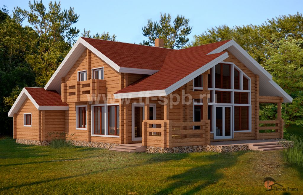 Проект KOIVIKKO 277 ✫ дом со вторым светом, с балконом, с гаражом и с террасой ✫ Планировка и фото