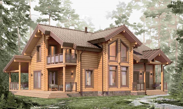 Дом по проекту JAAKKO 184 в коттеджном поселке "Озерное"